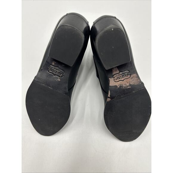 Thursday Boot Black Rogue Bootie Women’s Size 8 Black Side Buckle - Picture 8 of 9
